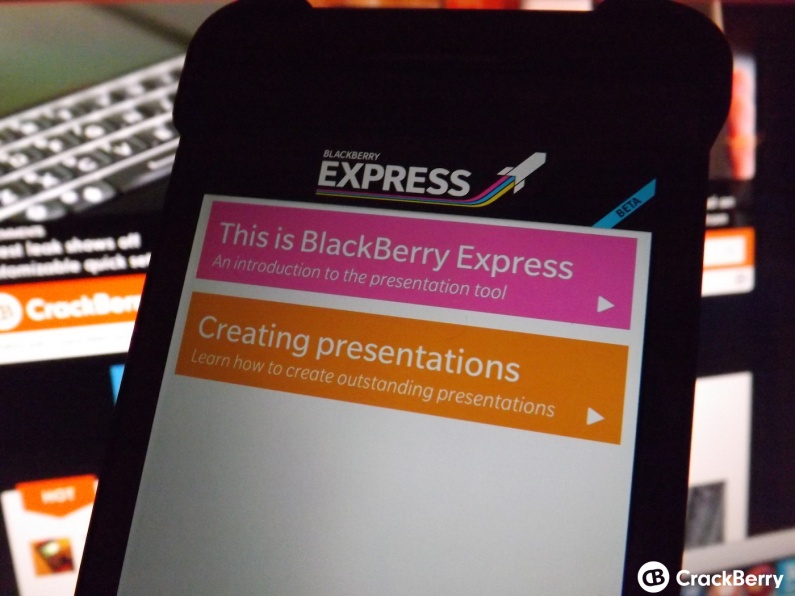 BB Express - BlackBerry Express: Ứng dụng giúp tạo bài thuyết trình nhanh và dễ dàng