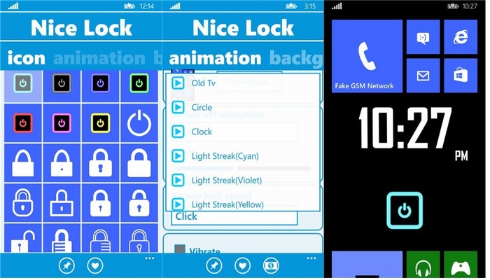 nice lock0 - Nice Lock - tiện ích khóa màn hình bằng 1 cú chạm nhẹ